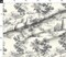 Toile Vintage Landscape Forest Scenery French Toile Rustic Hills Trees Woodland Traditional Custom Printed Fabric by Spoonflower Various Fabrics by the Yard or Fat Quarter